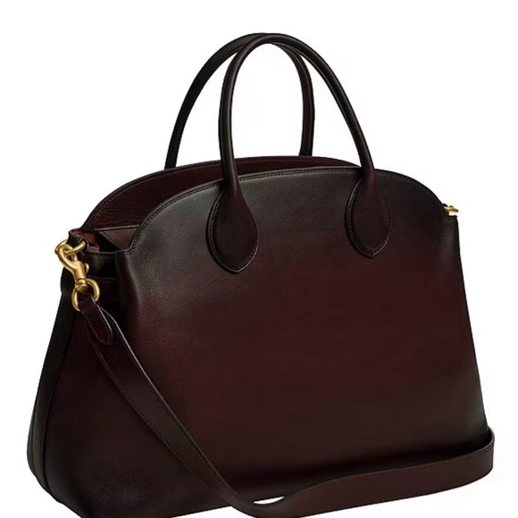 Coach Soft Empire Carryall Bag 40- Merlot - Picture 4 of 7